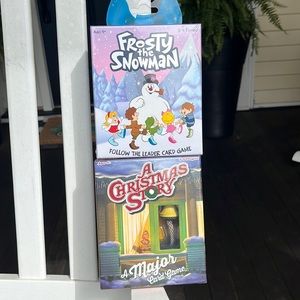 ❄️NIB Two Christmas Card Games Frosty and Christmas Story
